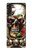 S0753 Skull Wing Rose Punk Case For LG Velvet