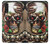 S0753 Skull Wing Rose Punk Case For LG Velvet