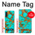 S2688 Aqua Copper Turquoise Gemstone Graphic Case For LG Velvet