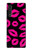 S2933 Pink Lips Kisses on Black Case For LG Velvet