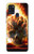 S0863 Hell Fire Skull Case For Samsung Galaxy A21s