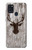 S2505 Reindeer Head Old Wood Texture Graphic Case For Samsung Galaxy A21s