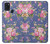 S3265 Vintage Flower Pattern Case For Samsung Galaxy A21s