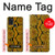 S3365 Yellow Python Skin Graphic Print Case For Samsung Galaxy A21s