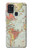 S3418 Vintage World Map Case For Samsung Galaxy A21s