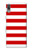 S2364 Red and White Striped Case For Sony Xperia L3