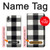 S2842 Black and White Buffalo Check Pattern Case For Sony Xperia L3