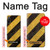 S2231 Yellow and Black Line Hazard Striped Case For Sony Xperia L4