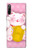 S3025 Pink Maneki Neko Lucky Cat Case For Sony Xperia L4