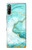 S3399 Green Marble Graphic Print Case For Sony Xperia L4