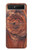 S0603 Wood Graphic Printed Case For Samsung Galaxy Z Flip 5G