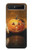 S1083 Pumpkin Spider Candles Halloween Case For Samsung Galaxy Z Flip 5G