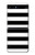 S1596 Black and White Striped Case For Samsung Galaxy Z Flip 5G