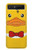 S2760 Yellow Duck Tuxedo Cartoon Case For Samsung Galaxy Z Flip 5G