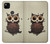 S0360 Coffee Owl Case For Google Pixel 4a