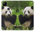 S1073 Panda Enjoy Eating Case For Google Pixel 4a