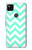 S1723 Mint Chevron Zigzag Case For Google Pixel 4a