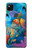 S3227 Underwater World Cartoon Case For Google Pixel 4a