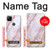 S3482 Soft Pink Marble Graphic Print Case For Google Pixel 4a