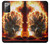 S0863 Hell Fire Skull Case For Samsung Galaxy Note 20