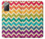 S2362 Rainbow Colorful Shavron Zig Zag Pattern Case For Samsung Galaxy Note 20