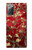 S2414 Red Blossoming Almond Tree Van Gogh Case For Samsung Galaxy Note 20