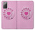 S2847 Pink Retro Rotary Phone Case For Samsung Galaxy Note 20