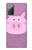 S3269 Pig Cartoon Case For Samsung Galaxy Note 20