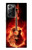 S0415 Fire Guitar Burn Case For Samsung Galaxy Note 20 Ultra, Ultra 5G