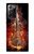 S0864 Fire Violin Case For Samsung Galaxy Note 20 Ultra, Ultra 5G