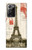 S2108 Eiffel Tower Paris Postcard Case For Samsung Galaxy Note 20 Ultra, Ultra 5G