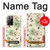 S2179 Flower Floral Vintage Art Pattern Case For Samsung Galaxy Note 20 Ultra, Ultra 5G
