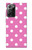 S2358 Pink Polka Dots Case For Samsung Galaxy Note 20 Ultra, Ultra 5G