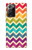 S2362 Rainbow Colorful Shavron Zig Zag Pattern Case For Samsung Galaxy Note 20 Ultra, Ultra 5G