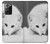 S2569 White Arctic Fox Case For Samsung Galaxy Note 20 Ultra, Ultra 5G