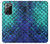 S3047 Green Mermaid Fish Scale Case For Samsung Galaxy Note 20 Ultra, Ultra 5G