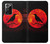 S3328 Crow Red Moon Case For Samsung Galaxy Note 20 Ultra, Ultra 5G