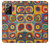 S3409 Squares Concentric Circles Case For Samsung Galaxy Note 20 Ultra, Ultra 5G