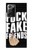 S3598 Middle Finger Fuck Fake Friend Case For Samsung Galaxy Note 20 Ultra, Ultra 5G