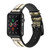 CA0232 Eiffel Tower Paris Postcard Leather & Silicone Smart Watch Band Strap For Apple Watch iWatch
