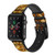 CA0392 Yellow Blossoming Almond Tree Van Gogh Leather & Silicone Smart Watch Band Strap For Apple Watch iWatch