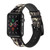 CA0418 Japan Painting Dragon Leather & Silicone Smart Watch Band Strap For Apple Watch iWatch
