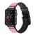 CA0636 Bicycle Sunset Leather & Silicone Smart Watch Band Strap For Apple Watch iWatch