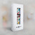 CA0637 Carnival Pattern Leather & Silicone Smart Watch Band Strap For Apple Watch iWatch