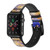 CA0665 Claude Monet Antibes Seen from the Salis Gardens Leather & Silicone Smart Watch Band Strap For Apple Watch iWatch