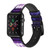 CA0678 Zodiac Scorpio Leather & Silicone Smart Watch Band Strap For Apple Watch iWatch