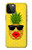 S2443 Funny Pineapple Sunglasses Kiss Case For iPhone 12, iPhone 12 Pro