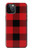 S2931 Red Buffalo Check Pattern Case For iPhone 12, iPhone 12 Pro