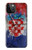 S3313 Croatia Flag Vintage Football Graphic Case For iPhone 12, iPhone 12 Pro