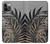S3692 Gray Black Palm Leaves Case For iPhone 12, iPhone 12 Pro